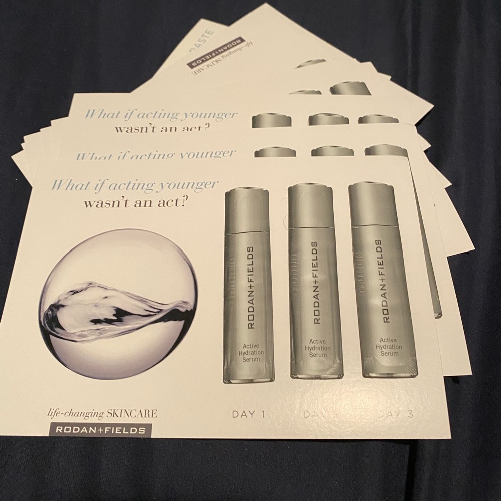 Rodan+Fields active hydration serum samples